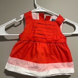 Janie and Jack Red and Pink Baby Dress